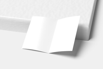A5 Bifold Brochure Blank Background