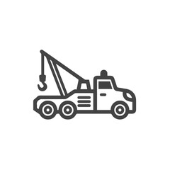 Naklejka premium Truck icon symbol vector illustration