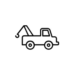 Fototapeta premium Truck icon symbol vector illustration