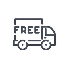 Truck icon symbol vector illustration