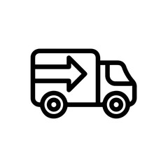 Truck icon symbol vector illustration