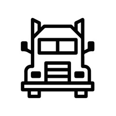 Truck icon symbol vector illustration