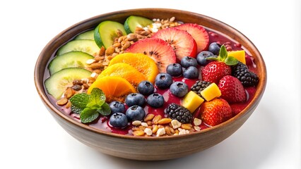  a clean high resolution image of a colorful smoo 