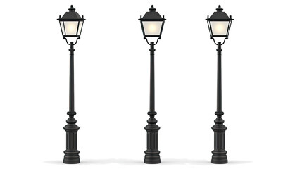 Lonely Streetlight Stands Tall  Generative AI