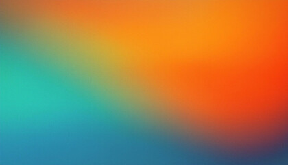 Abstract Blurred Background with Orange and Blue