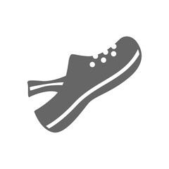 Slippers icon logo design