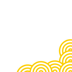 Obraz premium mid autumn corner border