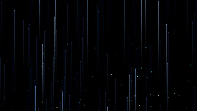alpha technology blue particle light rising