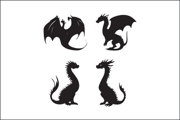 Dragon Silhouette Vector | Mythical Creature SVG | Fire-Breathing Dragon Clipart

Flying Dragon SVG | Fantasy Dragon Silhouette | Medieval Creature Vector

Dragon Head Silhouette SVG | Fierce Dragon V