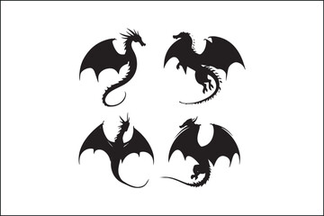 Dragon Silhouette Vector | Mythical Creature SVG | Fire-Breathing Dragon Clipart

Flying Dragon SVG | Fantasy Dragon Silhouette | Medieval Creature Vector

Dragon Head Silhouette SVG | Fierce Dragon V