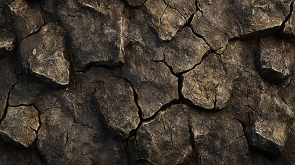 Desolate cracked ground dry and dusty texture