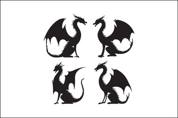 Dragon Silhouette Vector | Mythical Creature SVG | Fire-Breathing Dragon Clipart

Flying Dragon SVG | Fantasy Dragon Silhouette | Medieval Creature Vector

Dragon Head Silhouette SVG | Fierce Dragon V