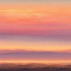 Fototapeta premium sunset over the mountains
