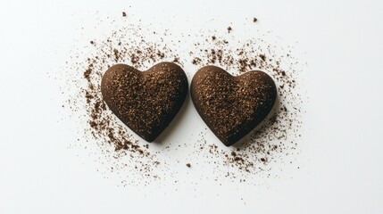 Create stunning commercial photo mockups featuring heart-shaped designs for high-quality marketing materials