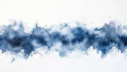 Abstract horizontal watercolor background. Hand drawn vector texture. Brush stroked painting pastel color watercolour