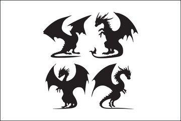 Dragon Silhouette SVG Bundle | Mythical Creature Vector Clipart for Cricut & Crafts

Fantasy Dragon Vector Set | Tribal & Flying Dragon Silhouettes | Digital Download

Epic Dragon SVG Pack | Tattoo St