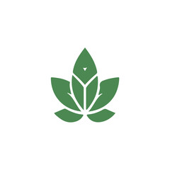 Leaf design Logo