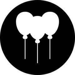 Happy birthday single vector icon