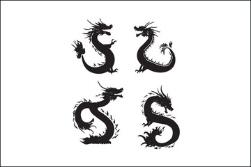 Dragon Silhouette SVG Bundle | Mythical Creature Vector Clipart for Cricut & Crafts

Fantasy Dragon Vector Set | Tribal & Flying Dragon Silhouettes | Digital Download

Epic Dragon SVG Pack | Tattoo St