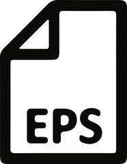 EPS File vector icon,Vector illustration