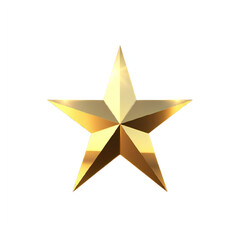 Obraz premium Gold star illustration transparent