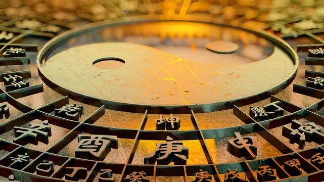 Chinese Traditional Bagua Yin Yang Tai Chi Metaphysics
