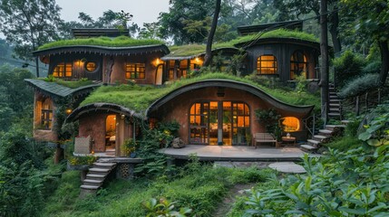 Builders creating eco-friendly, off-grid communities that prioritize sustainability.