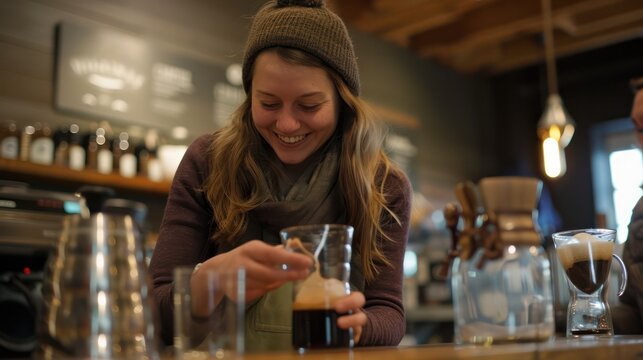 Coffee workshops offering hands-on experiences with specialty brewing techniques like pour-over and cold brew.
