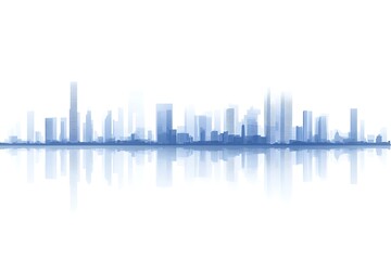 Obraz premium city, panorama, 3d illustration