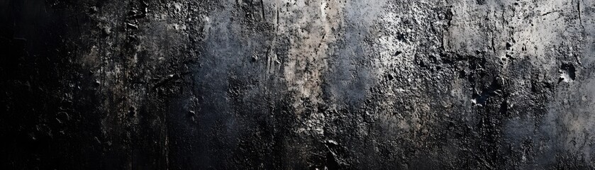 Abstract Dark Grey and Black Textured Wall