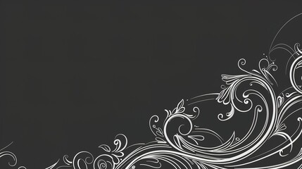 Design on a black background presents a bold and captivating visual. A striking combination of creativity and darkness.