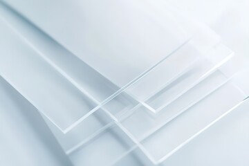 Transparent glass sheets with a smooth surface