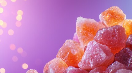 Explore the vibrant textures of himalayan salt crystals