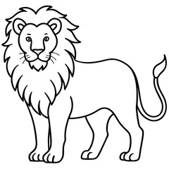 illustration of a lion