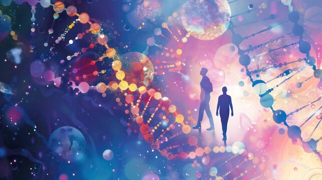 Quantum biology research advancing our understanding of how quantum physics influences life. Illustrations