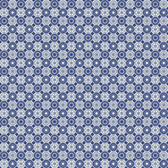 seamless pattern with shapes blue abstract fashion background for fabric home wear surface design packaging vector