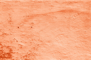 Grunge lush lava concrete background. Textured plaster wall. Creative backdrop for your design. Color of the year 2025 concept. Top view, layout for design. Surface with peeling shabby pattern.