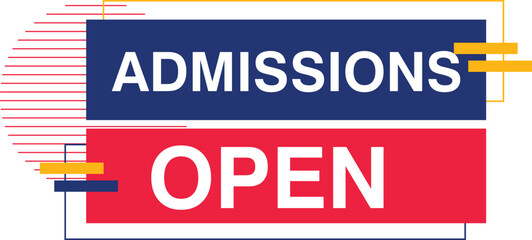 Admission open tag abstract for social media template with mega school college education offer banner tag deal discpunt 