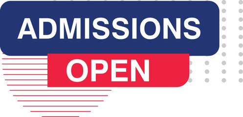 Admission open tag abstract for social media template with mega school college education offer banner tag deal discpunt 