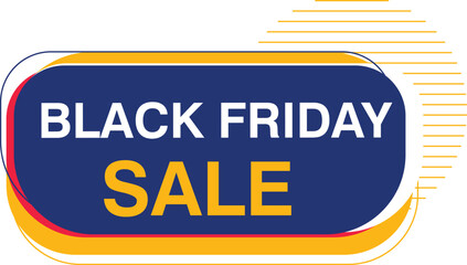 Black Friday Sale tag special offer banner super deal sign element yellow, black, abstract set creative