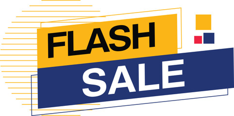Fototapeta premium Flash sale discount new deal bumper big ideal amazing banner poster shopping buy advertisements event clearence hot season price tag 