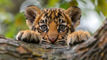 Wildlife experts implementing conservation strategies to protect rare species from habitat loss.