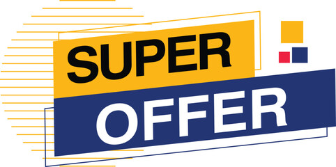 Fototapeta premium Super Offer Super sale New Discount special mega combo deal grand best flash big mega sale