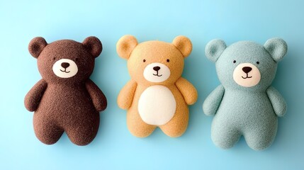 Creative Felt Bear Molds for crafting cute and personalized stuffed toys and decorations, perfect for DIY projects, sewing, and handmade gifts for all ages.