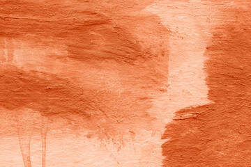 Grunge lush lava concrete background. Textured plaster wall. Creative backdrop for your design. Color of the year 2025 concept. Top view, layout for design. Surface with peeling shabby pattern.