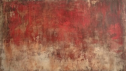 Obraz premium Distressed red-brown texture with faded tones