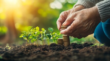 Fototapeta premium Finance for the elderly,Old-age pension, old-age welfare, social welfare, bank, money, piggy, woman, savings, piggy bank, finance, people, banking, piggybank, family, saving, business, coin, couple, 