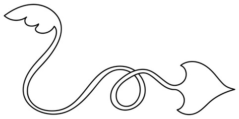 Vintage arrow graphic element Components for cards Win lines on a white background