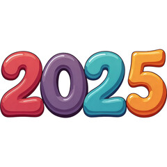 2033 new year colorful design