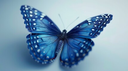 Obraz premium A butterfly with iridescent wings resting on a piece of sunlit obsidian the contrast highlighting the delicate beauty of life and stone